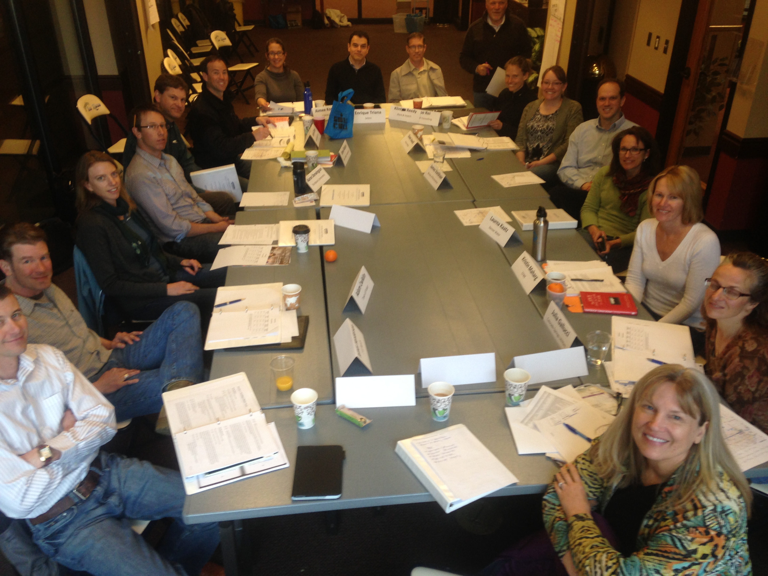 Class of 2014 during their March training with CFWE and MORF Consulting in Greeley