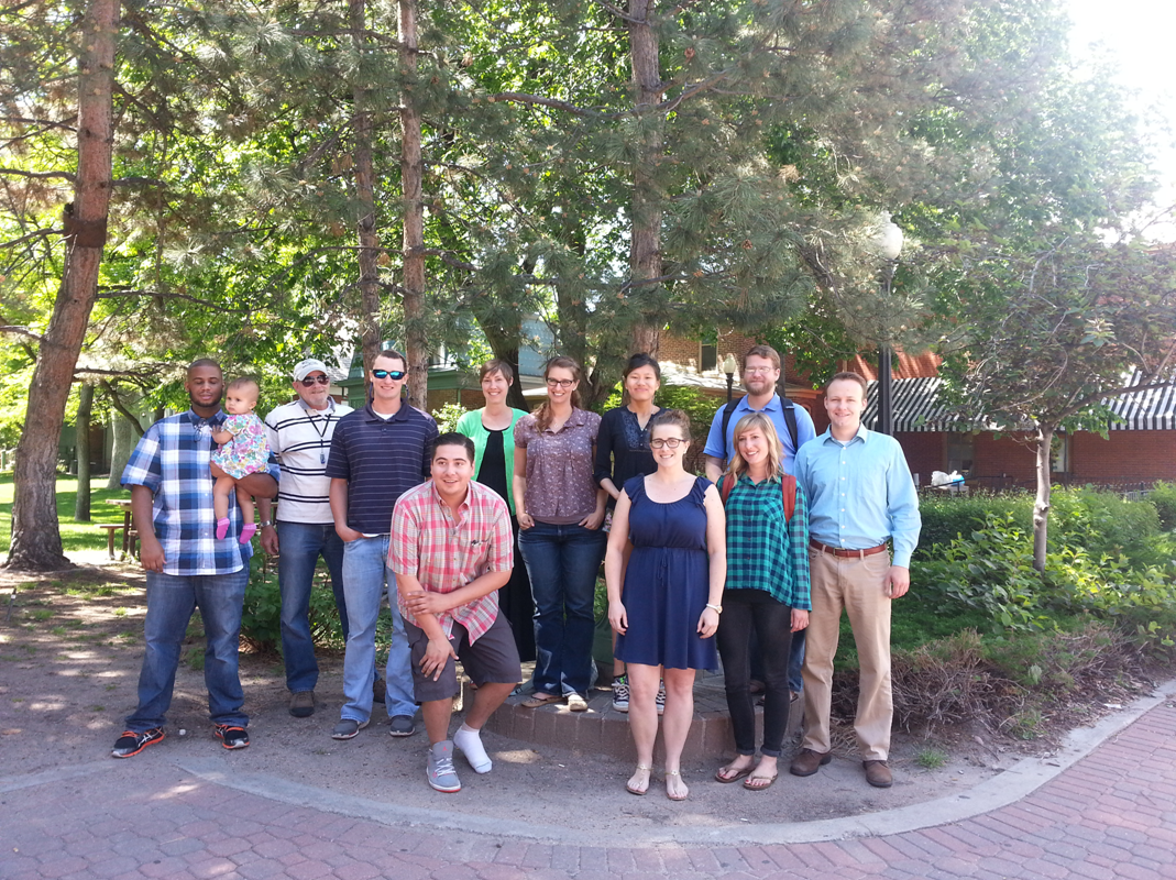 Students from the MSU Denver ENV 290B Water Conservation Management Class created a campus-wide water management plant