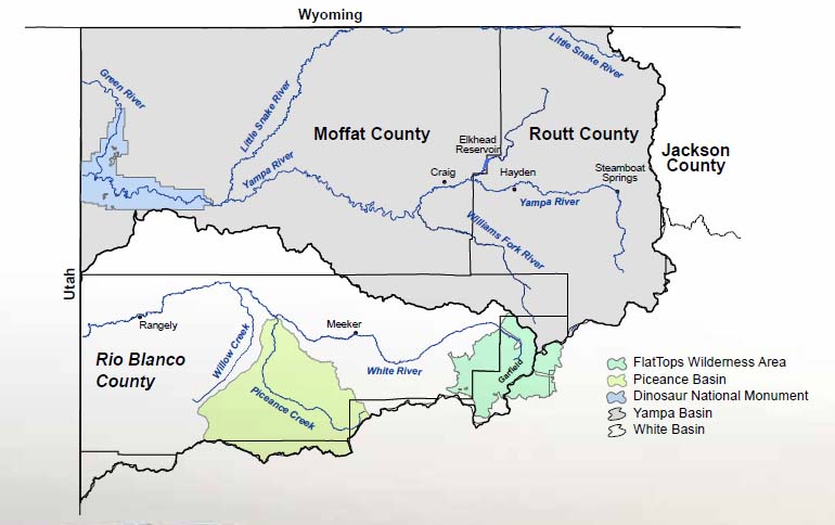 The Yampa, White & Green River Basins