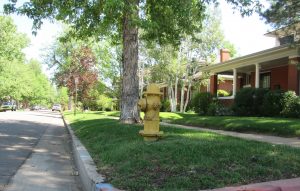 A water hydrant in Denver. Colorado residents, after years of drought, are learning to use less water.
