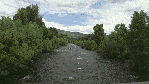 Yampa River climate change GIF