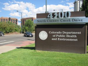 The Colorado Department of Public Health and Environment, Sept. 10, 2019. Credit: Jerd Smith