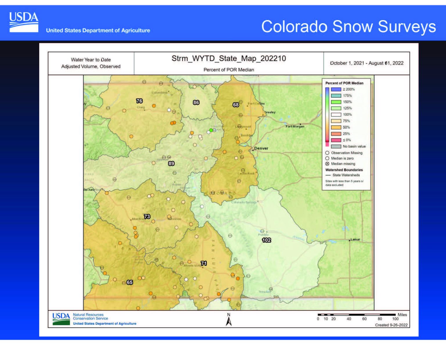 Summer rains boost soil moisture to 8year high, but Colorado water